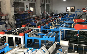 EPE Foam Bag And Plastic Air Bubble Bag Machine With Two Unwinders